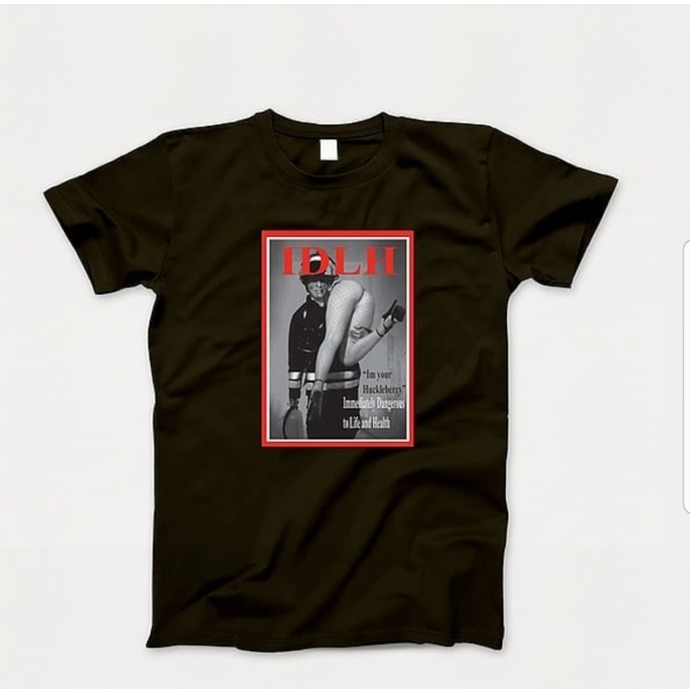 Firefighter Tshirt. Huckleberry
